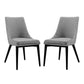 Viscount Set of 2 Fabric Dining Side Chair Light Gray - No Shipping Charges MDY-EEI-2745-LGR-SET