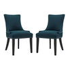 Marquis Set of 2 Fabric Dining Side Chair Azure - No Shipping Charges MDY-EEI-2746-AZU-SET