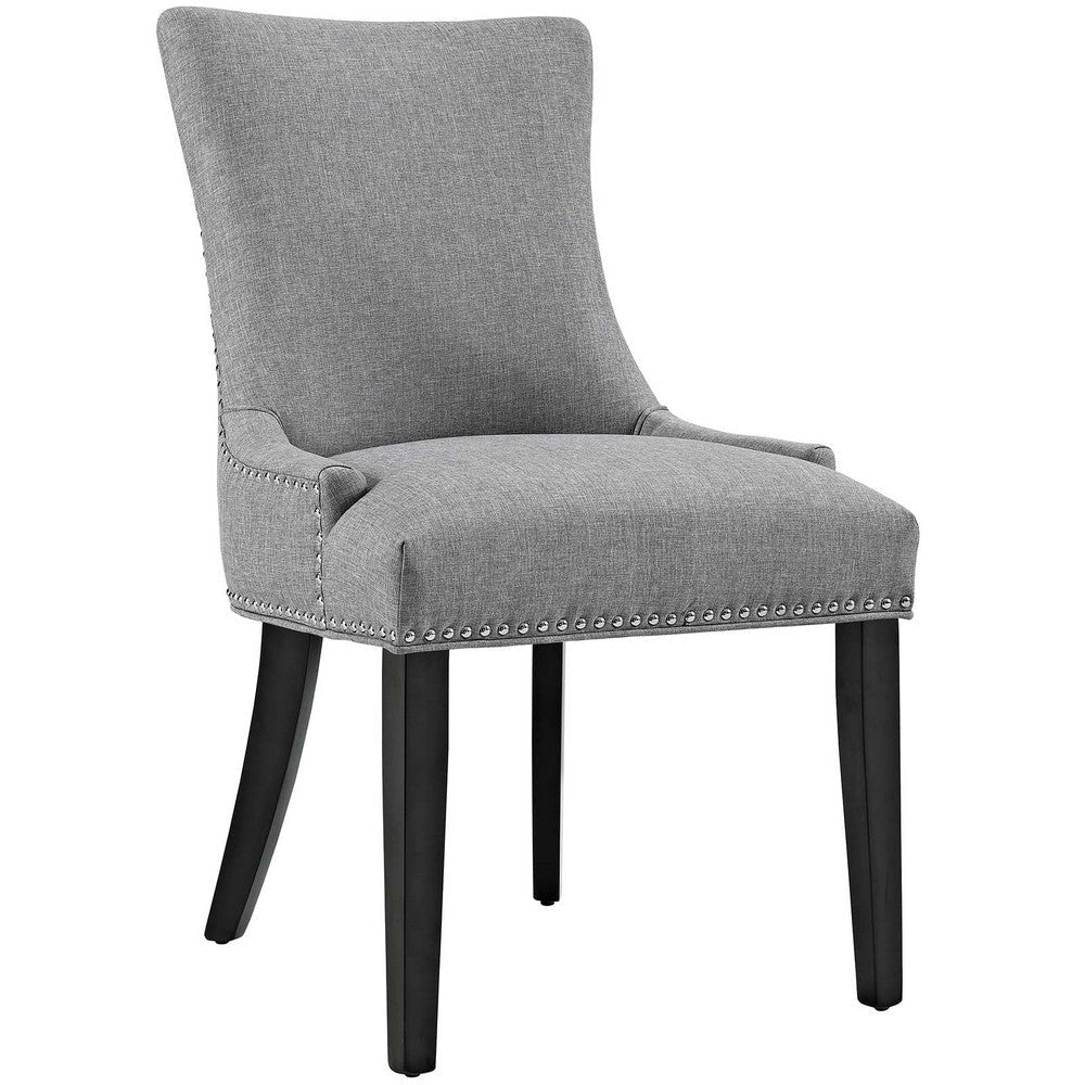 Marquis Set of 2 Fabric Dining Side Chair Light Gray - No Shipping Charges MDY-EEI-2746-LGR-SET