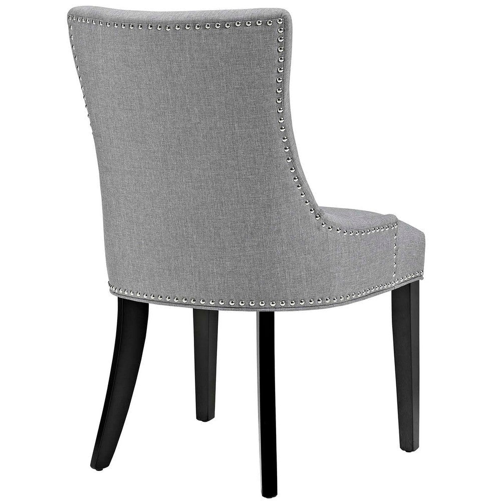 Marquis Set of 2 Fabric Dining Side Chair Light Gray - No Shipping Charges MDY-EEI-2746-LGR-SET