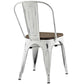 Promenade Set of 2 Dining Side Chair White - No Shipping Charges MDY-EEI-2751-WHI-SET