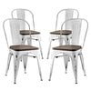 Promenade Set of 4 Dining Side Chair White - No Shipping Charges MDY-EEI-2752-WHI-SET