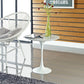 White Lippa 20" Marble Side Table