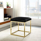 Anticipate Ottoman Gold Black - No Shipping Charges MDY-EEI-2849-GLD-BLK