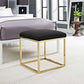 Anticipate Ottoman Gold Black - No Shipping Charges MDY-EEI-2849-GLD-BLK