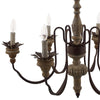 Bountiful Vintage French Pendant Ceiling Light Candelabra Chandelier - No Shipping Charges MDY-EEI-2888