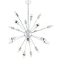 Modway Volley Mid-Century Modern Burst Pendant Chandelier