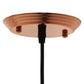 Dimple 6.5’ Bell-Shaped Rose Gold Pendant Light - No Shipping Charges MDY-EEI-2903