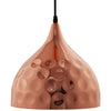 Dimple 11’ Bell-Shaped Rose Gold Pendant Light - No Shipping Charges MDY-EEI-2904