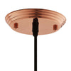 Dimple 11’ Bell-Shaped Rose Gold Pendant Light - No Shipping Charges MDY-EEI-2904