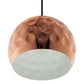 Dimple 10’ Half-Sphere Rose Gold Pendant Light - No Shipping Charges MDY-EEI-2905