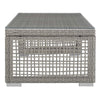 Aura Rattan Outdoor Patio Coffee Table - No Shipping Charges MDY-EEI-2919-GRY