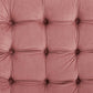 Modway Suggest Button Tufted Upholstered Velvet Lounge Chair Dusty Rose MDY-EEI-3001-DUS