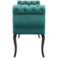 Modway Adelia Chesterfield Style Performance Velvet Entryway Bench in Teal MDY-EEI-3018-TEA