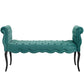 Modway Adelia Chesterfield Style Performance Velvet Entryway Bench in Teal MDY-EEI-3018-TEA