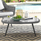 Endeavor Outdoor Patio Wicker Rattan Coffee Table - No Shipping Charges MDY-EEI-3026-GRY