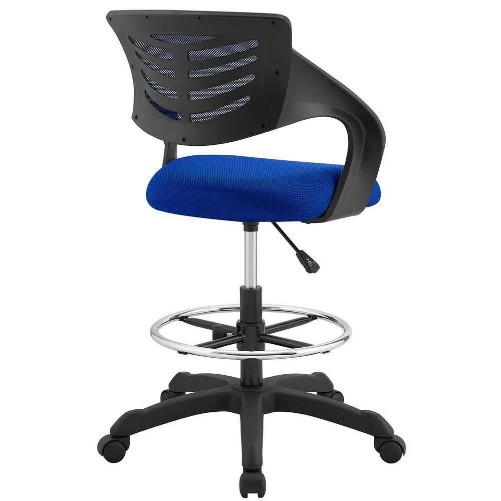 Modway Thrive Drafting Chair - Tall Office Chair for Adjustable Standing Desks in Blue MDY-EEI-3040-BLU