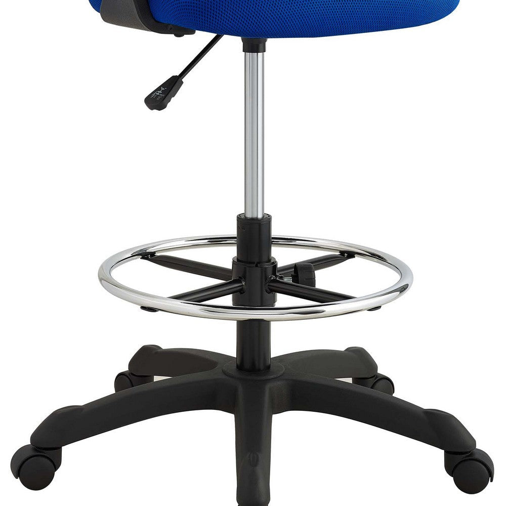 Modway Thrive Drafting Chair - Tall Office Chair for Adjustable Standing Desks in Blue MDY-EEI-3040-BLU