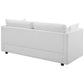 Activate Upholstered Fabric Sofa - No Shipping Charges MDY-EEI-3044-WHI