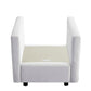 Modway Activate Contemporary Modern Fabric Upholstered Accent Lounge Armchair In White MDY-EEI-3045-WHI