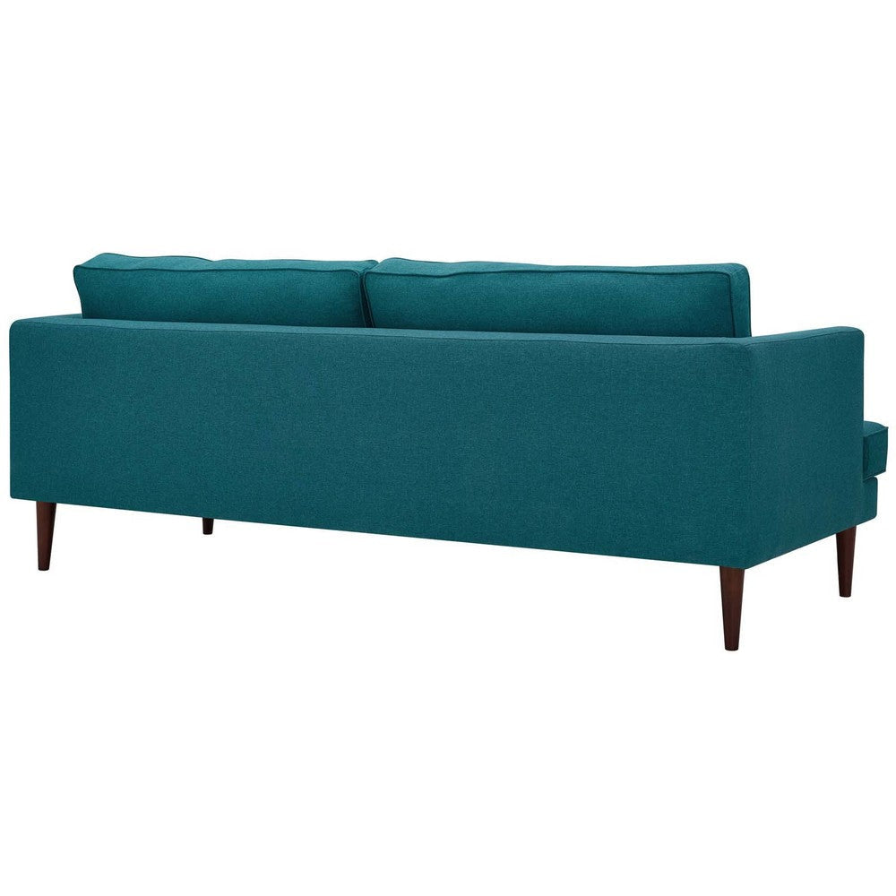 Modway Agile Upholstered Fabric Contemporary Modern Sofa In Teal MDY-EEI-3057-TEA