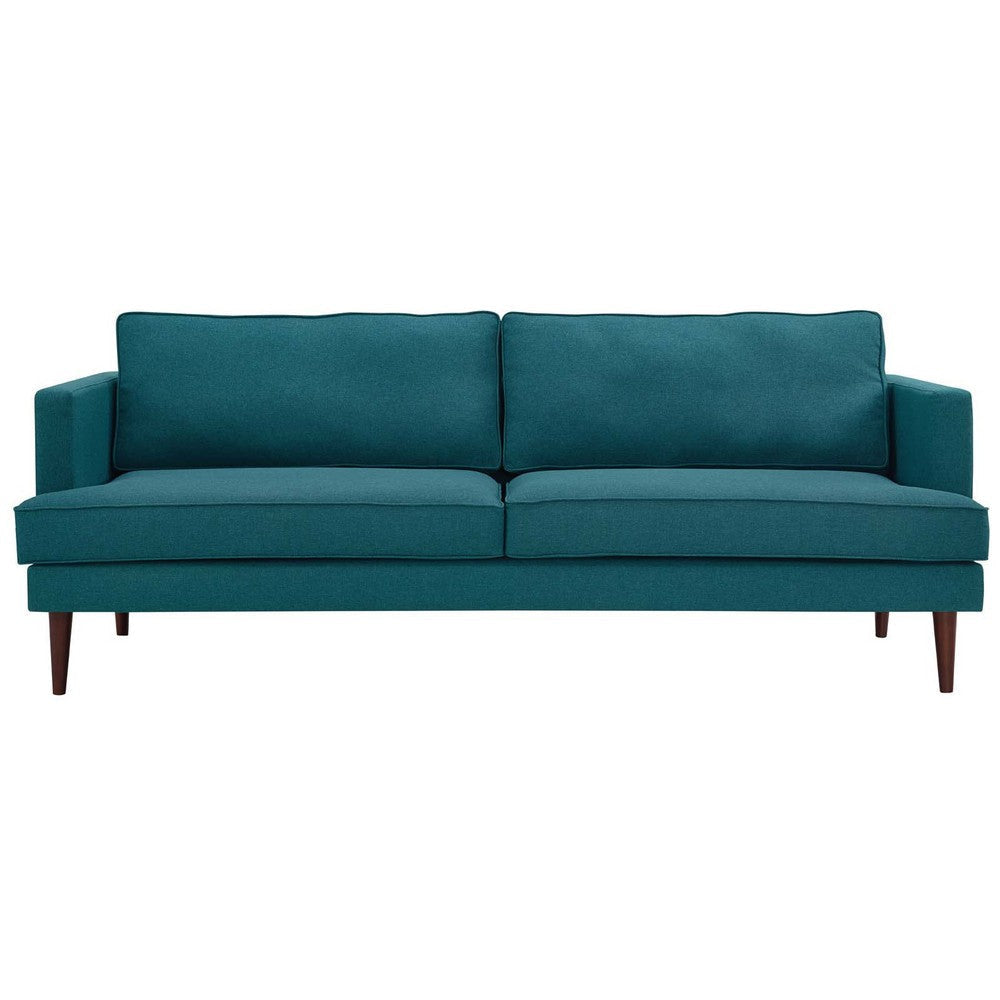 Modway Agile Upholstered Fabric Contemporary Modern Sofa In Teal MDY-EEI-3057-TEA