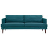 Modway Agile Upholstered Fabric Contemporary Modern Sofa In Teal MDY-EEI-3057-TEA