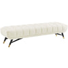 Adept Upholstered Velvet Bench