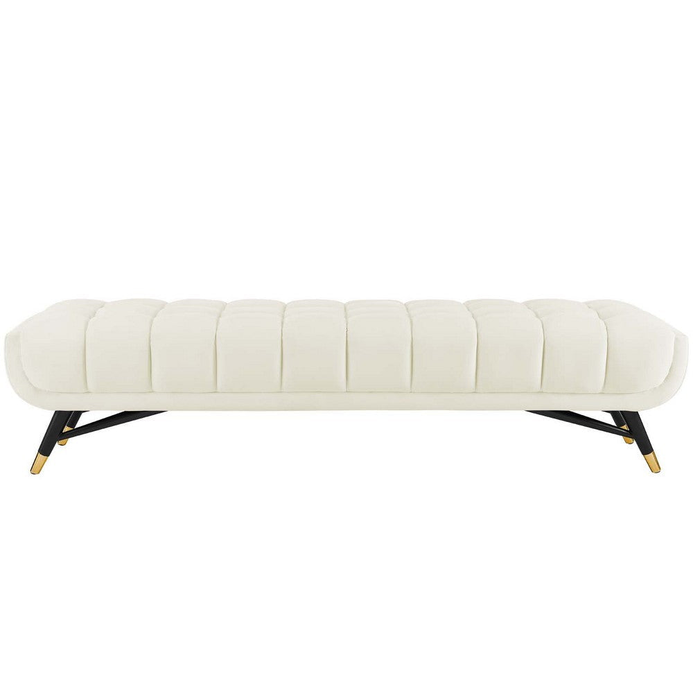 Adept Upholstered Velvet Bench - No Shipping Charges MDY-EEI-3061-IVO