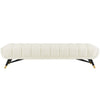 Adept Upholstered Velvet Bench - No Shipping Charges MDY-EEI-3061-IVO