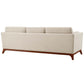 Modway Chance Upholstered Fabric Sofa Beige MDY-EEI-3062-BEI