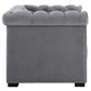 Modway Heritage Tufted Velvet Modern Chesterfield Lounge with Nailhead Trim Armchair Gray MDY-EEI-3065-GRY