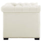 Modway Heritage Tufted Velvet Modern Chesterfield Lounge with Nailhead Trim Armchair Ivory MDY-EEI-3065-IVO