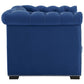 Modway Heritage Tufted Velvet Modern Chesterfield Lounge with Nailhead Trim Armchair Midnight Blue MDY-EEI-3065-MID