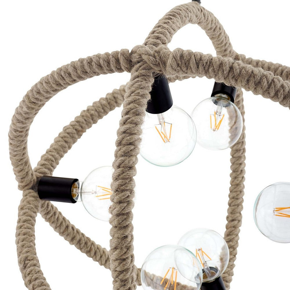 Transpose Rope Pendant Chandelier - No Shipping Charges MDY-EEI-3076