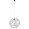 Modway Strive Contemporary Modern Geometric Stainless Steel Ceiling Light Pendant Light Chandelier In