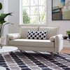 Revive Upholstered Fabric Loveseat - No Shipping Charges MDY-EEI-3091-AZU