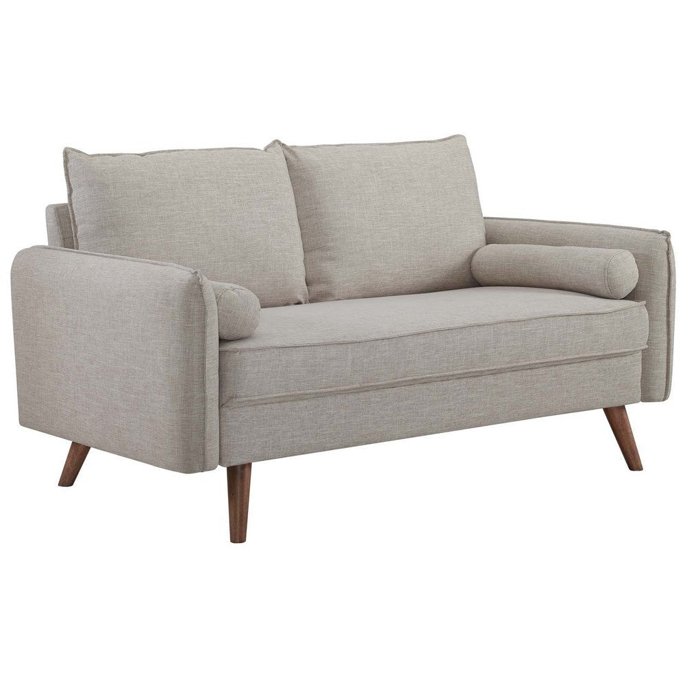 Revive Upholstered Fabric Loveseat - No Shipping Charges