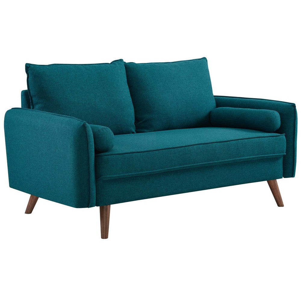 Revive Upholstered Fabric Loveseat - No Shipping Charges