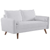 Revive Upholstered Fabric Loveseat - No Shipping Charges