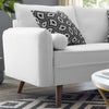 Modway Revive Contemporary Modern Fabric Upholstered Loveseat In White MDY-EEI-3091-WHI