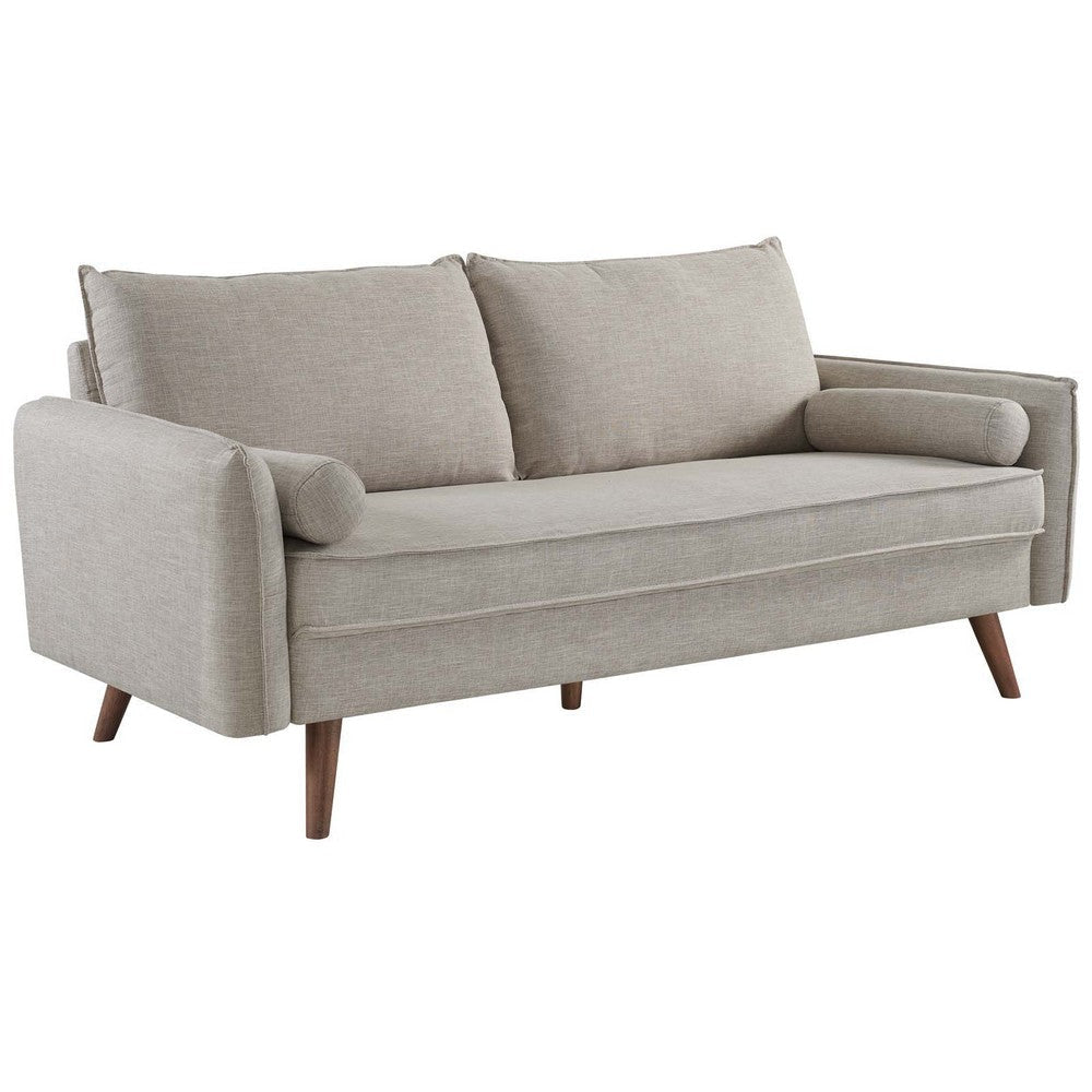 Revive Upholstered Fabric Sofa - No Shipping Charges MDY-EEI-3092-BEI