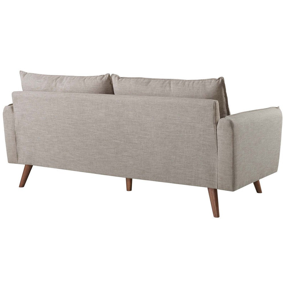 Modway Revive Contemporary Modern Fabric Upholstered Sofa In Beige MDY-EEI-3092-BEI