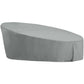 Modway Immerse All-Weather Outdoor Patio Furniture Cover for Use With Convene / Sojourn / Summon Daybed Grey