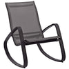 Modway Traveler Outdoor Patio Aluminum Mesh Rocking Sling Gliders Two Lounge Chairs Black MDY-EEI-3180-BLK-BLK-SET