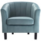 Prospect Channel Tufted Upholstered Velvet Armchair - No Shipping Charges MDY-EEI-3188-EME