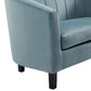 Prospect Channel Tufted Upholstered Velvet Armchair - No Shipping Charges MDY-EEI-3188-EME