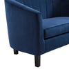 Modway Prospect Channel Tufted Upholstered Velvet Armchair Navy MDY-EEI-3188-NAV