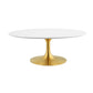 Lippa 42" Oval-Shaped Coffee Table