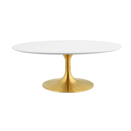 Lippa 42" Oval-Shaped Coffee Table